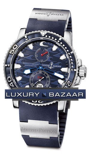 Ulysse Nardin Blue Surf (Steel / Blue / Rubber) 263-36LE-3